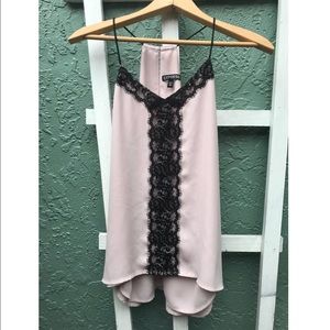 Express pink embellished cami size xs!